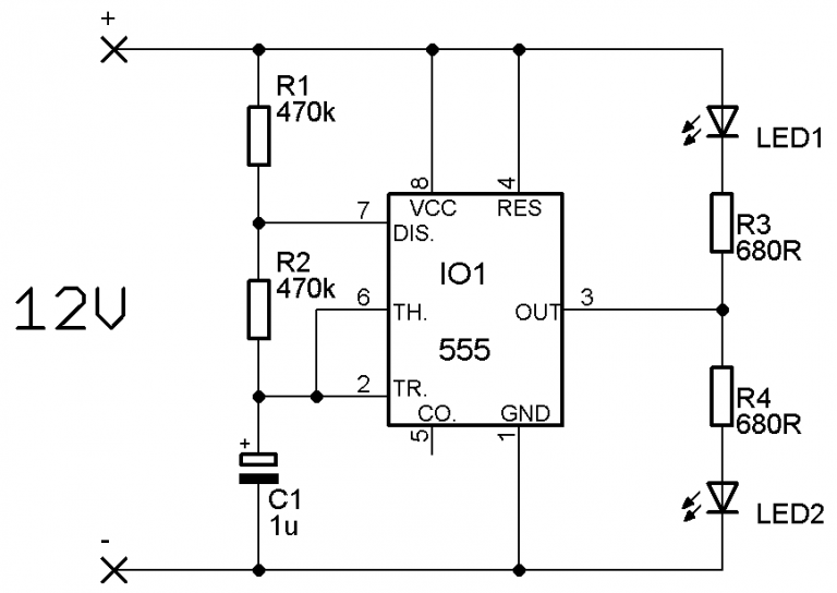 Интересные схемы на ne555